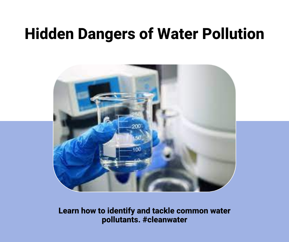 Identifying and Tackling Water Pollutants: The Hidden Dangers