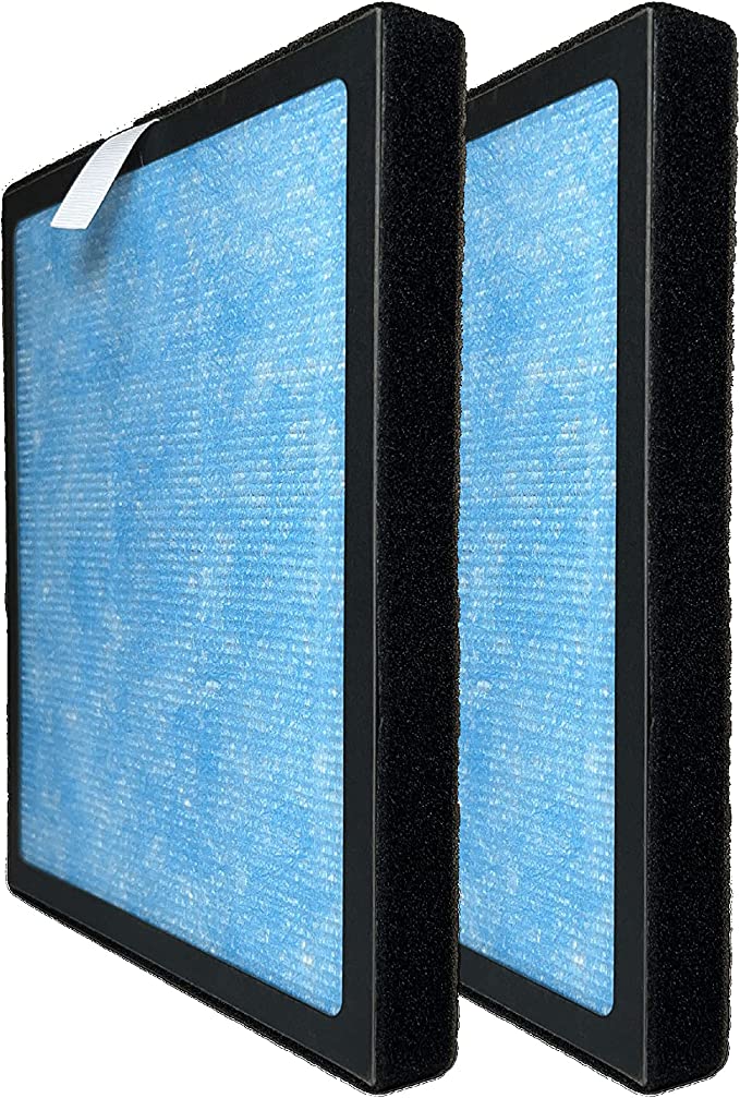 Nispira 3-In-1 HEPA Carbon Blue Filter for YIOU R1 Air Purifier
