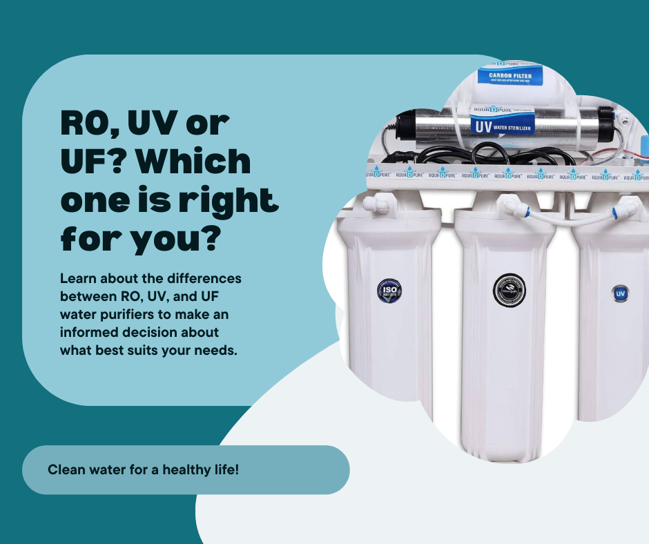RO vs. UV vs. UF: Choosing the Perfect Purification System