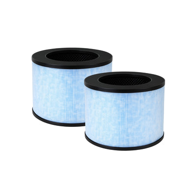 3-in-1 F100 True HEPA Activated Carbon Filter Replacement for Instant AP100 Air Purifier