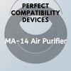 Nispira True HEPA Replacement Filter Compatible with MA#14 Air Purifier MA14RB1 MA14RW1