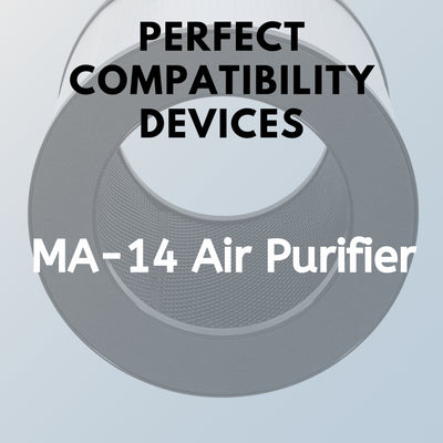 Nispira True HEPA Replacement Filter Compatible with MA#14 Air Purifier MA14RB1 MA14RW1