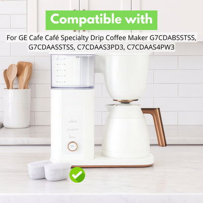 Nispira UNIV1CFLTR6PK Water Filter for  GE Cafe Café Specialty Drip Coffee Maker G7CDABSSTSS, G7CDAASSTSS, C7CDAAS3PD3, C7CDAAS4PW3