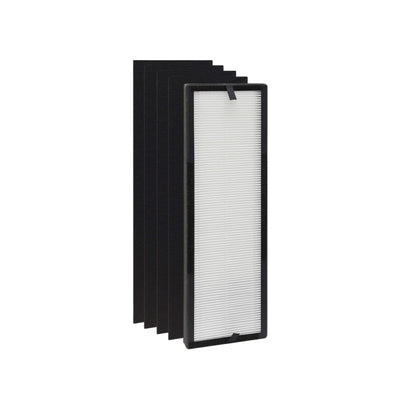 Nispira True HEPA Filter + Activated Carbon Pre Filter for Eureka NEA120 Air Purifier Toshiba Smart WIFI NEA-F1 NEA-C1