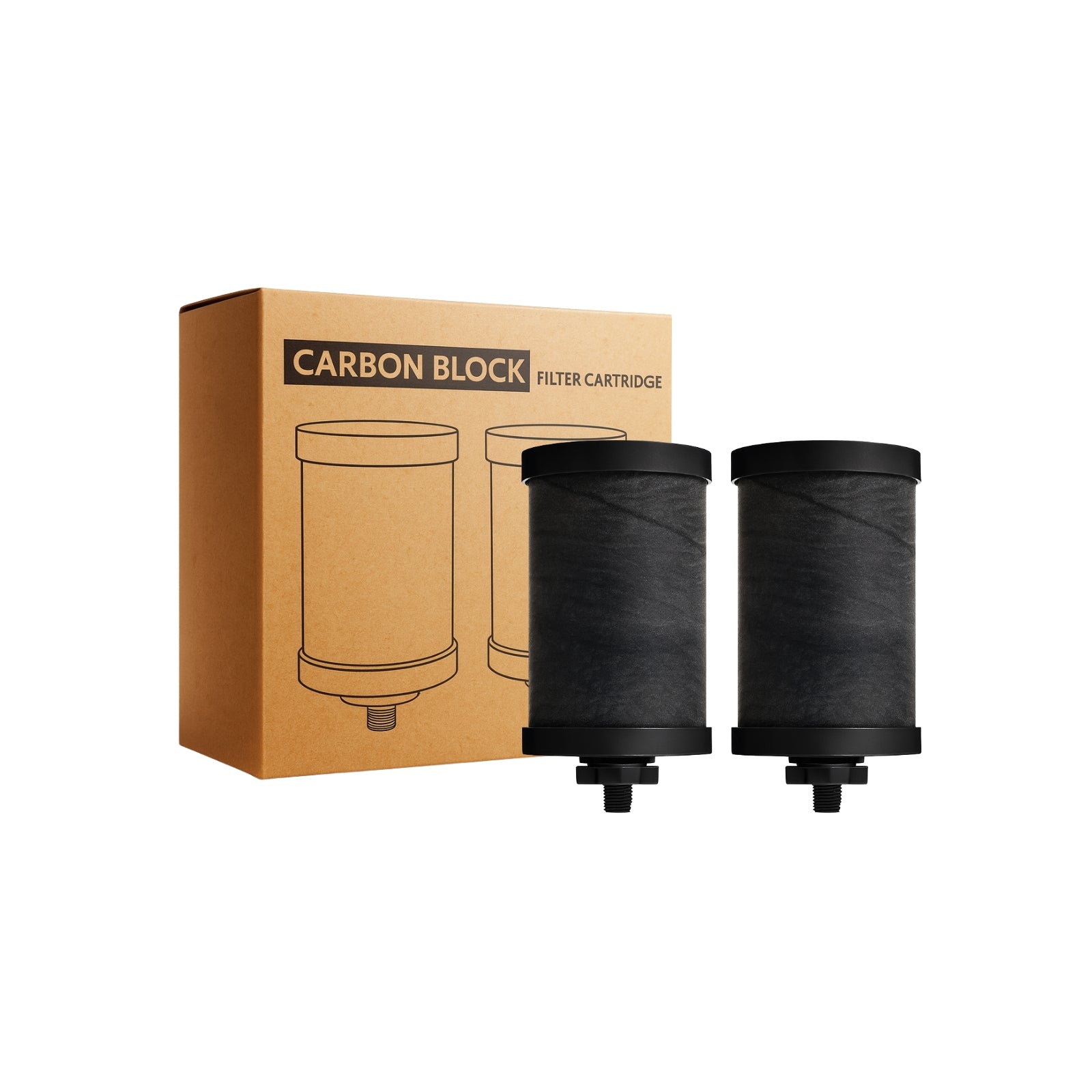 Nispira 2387 Water Filter Replacement Compatible with Alexapure Pro Gravity-Fed Water Filtration System, 5,000-Gallon Capacity