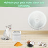 Nispira Cat Water Fountain Filter Replacements for Eversweet 2S/3/3 Solo/Solo SE Cybertail Pet Water Dispenser Triple Filtration