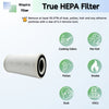 Nisipra AP04 Replacement Filter 3-in-1 HEPA Carbon for Conair Air Purifier Portable Medium Room