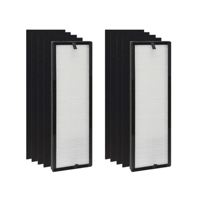 Nispira True HEPA Filter + Activated Carbon Pre Filter for Eureka NEA120 Air Purifier Toshiba Smart WIFI NEA-F1 NEA-C1
