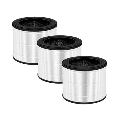 Nispira Airmega 100 3-in-1 True HEPA Activated Carbon Filter Replacement For Coway Airmega 100 Air Purifier