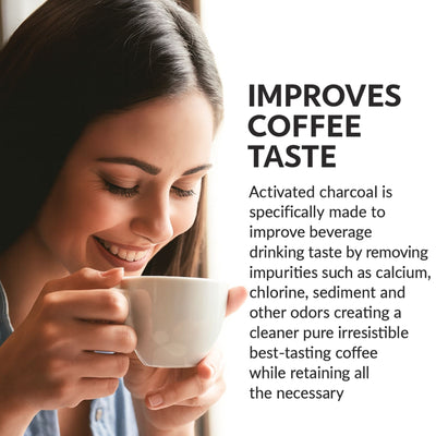 Nispira 12 Activated Charcoal Water Filters for Braun Coffee Machine Fits: KF7175, KF7150BK, KF7155BK