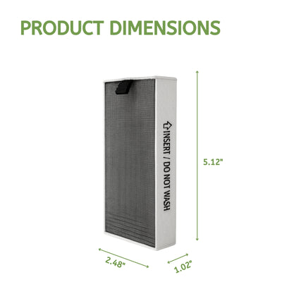 Nispira 2-In-1 True HEPA Air Purifier Filter for LG PuriCare Mini Air purifier AP151MWA1, AP151MBA1, AAFTMH01