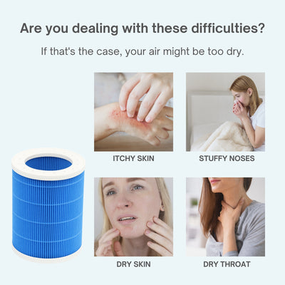 Nispira Wick Filter Replacement Compatible with Lamon MistZero/MistZero B/MistZero S Mifasol 5L Evaporative Humidifier