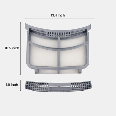 Nispira Dryer Lint Screen Filter, Compatible with GE WE16X32537, WE16X29597, AP7205579, Fits GFD55GSSN0WW GFD65ESPN0SN GFD65GSPN0SN GFD85ESPN0RS GFD85GSPN0RS, Dryer Lint Trap Replacement