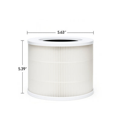 Nispira 3-in-1 True HEPA Activated Carbon Filter For GXZ-AP01 Proton Pure Portable Air Purifier Removes Smoke