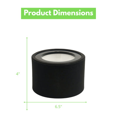 Nispira Filter L True HEPA Activated Carbon Pre Filter Compatible with Air Purifier AC4200W, FLT4200