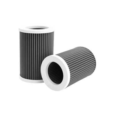 Nispira 3-In-1 True HEPA Activated Carbon Filters for Purezone Portable Mini Air Purifier (PEPERSAP)