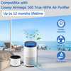 Nispira Airmega 100 3-in-1 True HEPA Activated Carbon Filter Replacement For Coway Airmega 100 Air Purifier