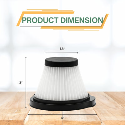 Nispira HEPA Filter Replacement Compatible with Xiaomi Deerma DX115 DX115S DX115C Handheld Portable Vacuum Cleaner