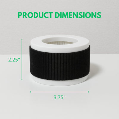 Nispira 2-In-1 True HEPA Filters Compatible with Pro Breeze Mini Air Purifier PB-P02