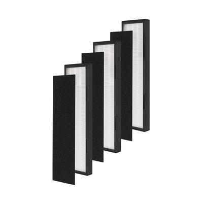 Nispira True HEPA Filter C Compatible with Air Purifier FLT5000 AC5000, AC5000e, AC5250pt, AC5350b, AC5350bca, AC5350w, AC5300b, CDAP5500, BXAP040, BXAP250 Idylis IAP GG 125