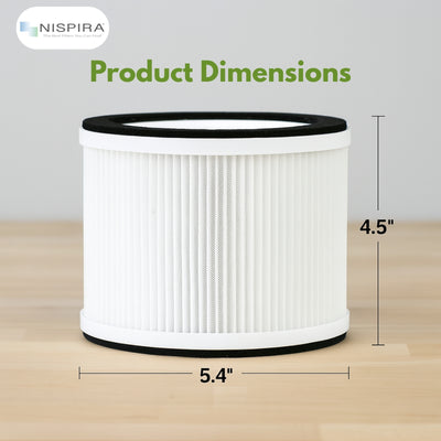 Nispira True True HEPA Filter for Rigoglioso Air Purifier GL-2109 or GL2109