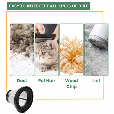 Nispira HEPA Filter Replacement Compatible with Xiaomi Deerma DX115 DX115S DX115C Handheld Portable Vacuum Cleaner