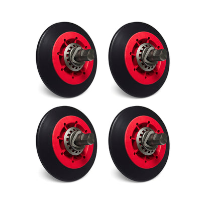 Nispira Dryer Drum Roller Assembly Compatible with LG Kenmore GE 4581EL2002A,