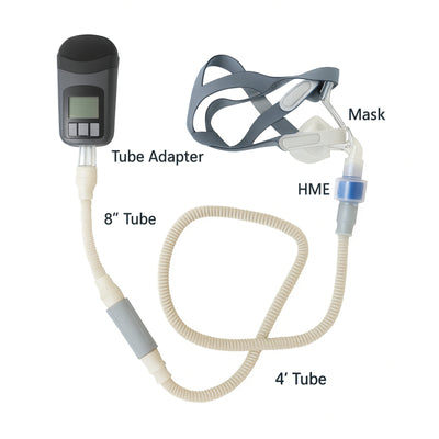 Nispira HME Heat Moisture Exchange Filter In-Line Humidification Solution Unit for CPAP biPAP Machine & Mask, Z1, Z2, Dreamstation