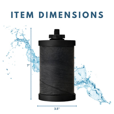 Nispira 2387 Water Filter Replacement Compatible with Alexapure Pro Gravity-Fed Water Filtration System, 5,000-Gallon Capacity