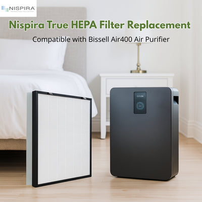 Nispira True HEPA Filter for Air400 Bissell Air Purifier 2521