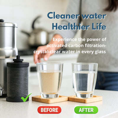 Nispira 2387 Water Filter Replacement Compatible with Alexapure Pro Gravity-Fed Water Filtration System, 5,000-Gallon Capacity