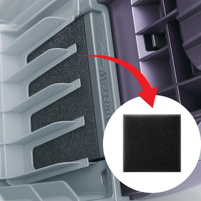 Nispira 62731 EF-12 HEPA with Foam Filter Replacement Compatible with Kenmore Canister Vacuum Cleaner Models 81615, 81614, BC4026