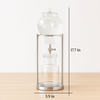 Nispira Modern Ice Cold Brew Dripping Coffee Maker Tower,  600 ml (BD-6)