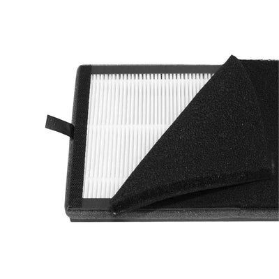 Nispira True HEPA Filter + Activated Carbon Pre Filter for Eureka NEA120 Air Purifier Toshiba Smart WIFI NEA-F1 NEA-C1