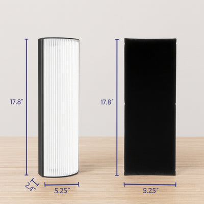 Nispira 2-In-1 True HEPA Filter & Pre-Filter For Purezone Elite 4-in-1 Tower Air Purifier PEAIRTWR PETWRFIL
