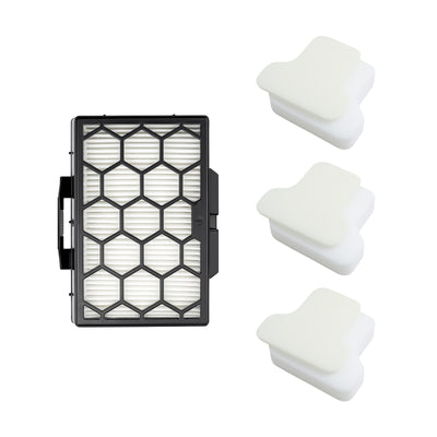 Nispira HEPA and Pre Motor Filter Replacement Set Compatible with Shark CV100 CZ250 CZ500 Vacuum Cleaner