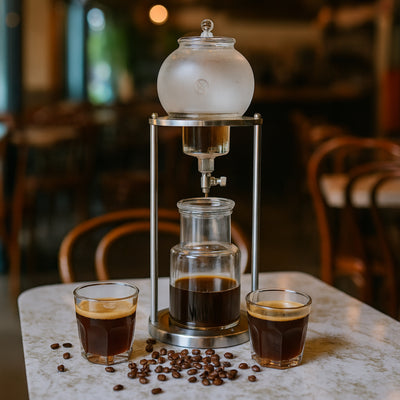 Nispira Modern Ice Cold Brew Dripping Coffee Maker Tower,  600 ml (BD-6)