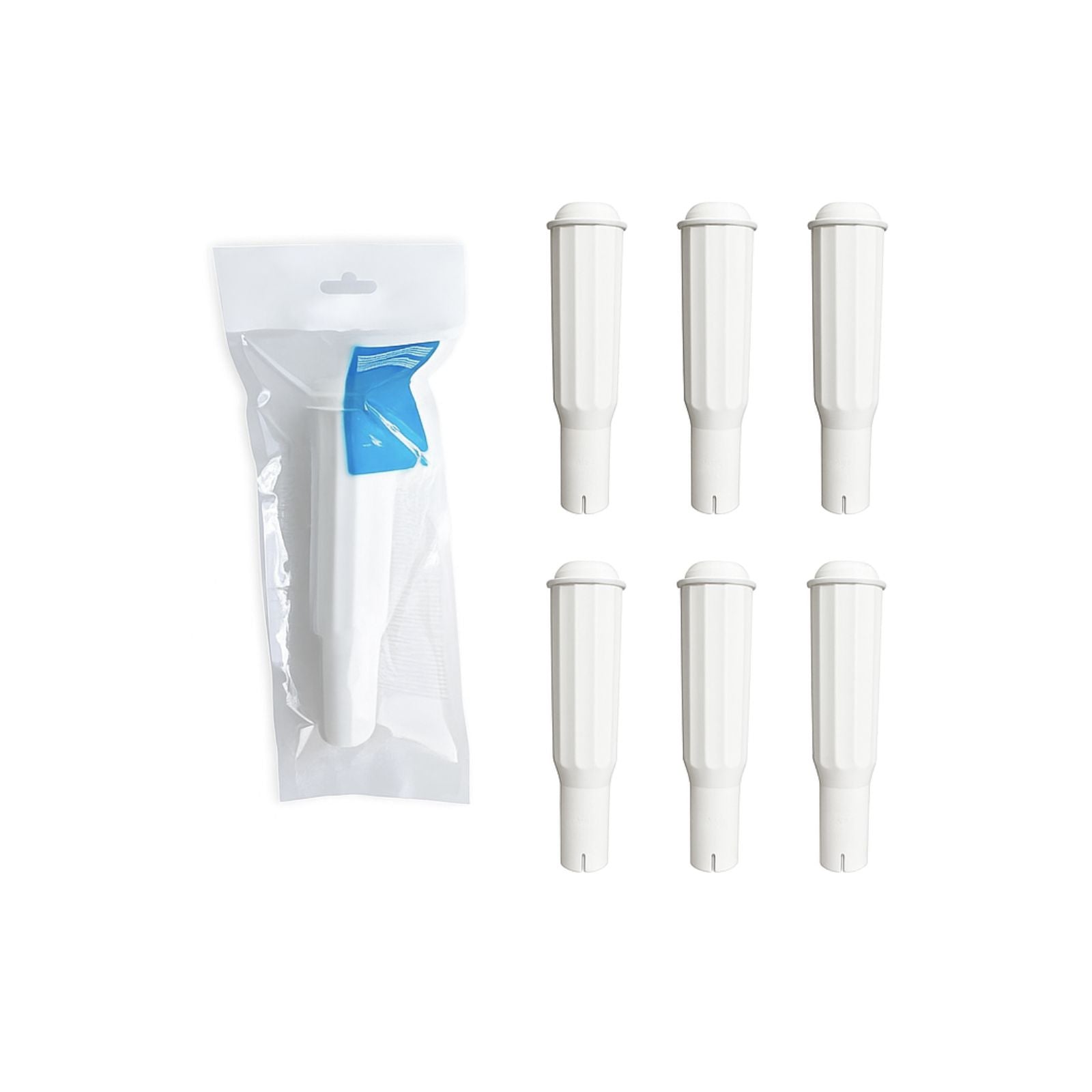 Nispira 6 Activated Charcoal Water Filters for Jura Coffee Maker Parts 64553 Clearyl