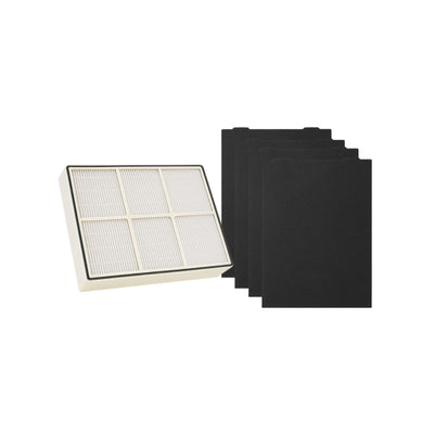 Nispira True HEPA Filter + Pre-Carbon Filters for Whirlpool Whispure Air Purifier AP150, AP250, AP25030K, APR25530L, APR25130L, 1183051K
