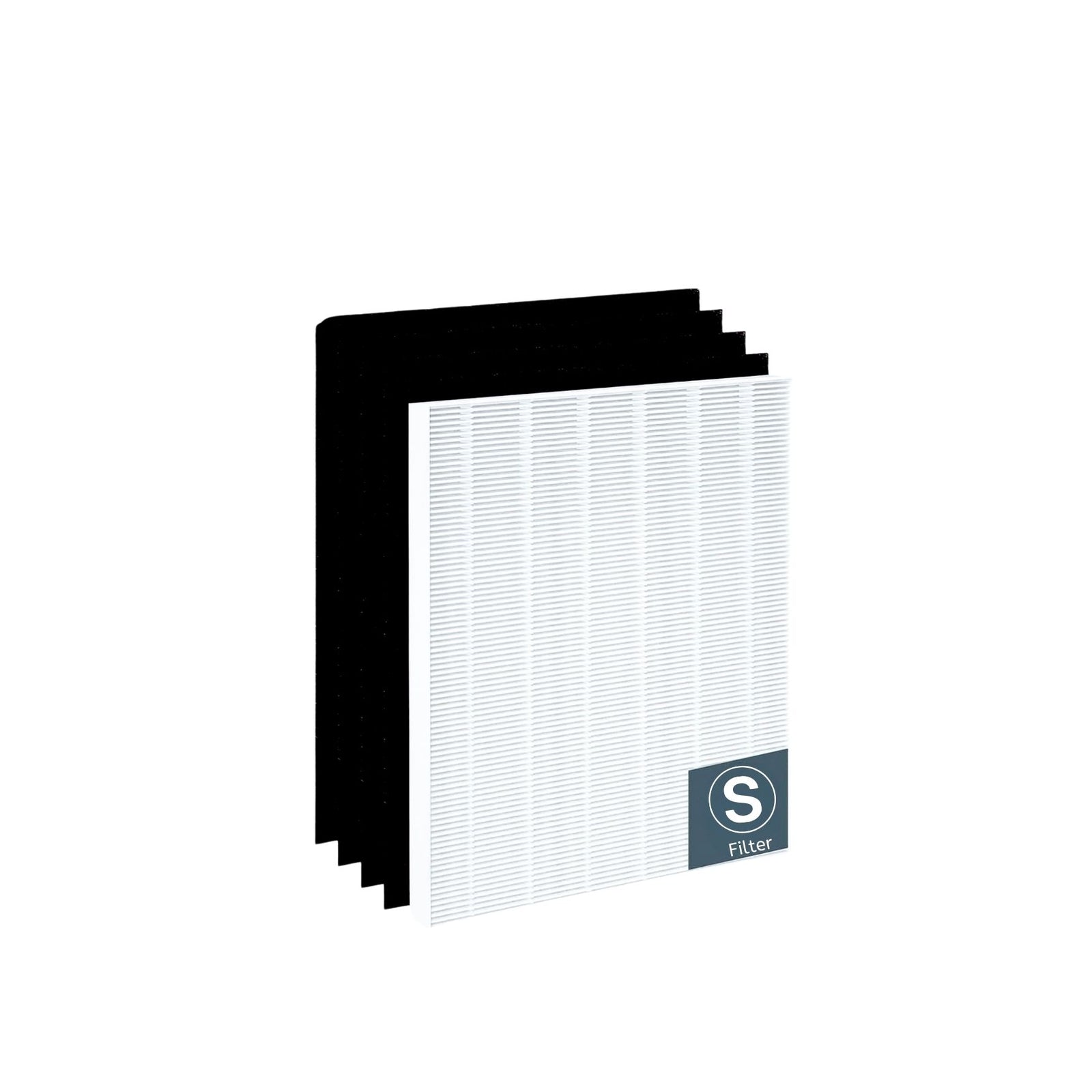 Nispira True HEPA 1712-0096-00 Filter S Replacement for Winix Air Purifier C545, P150, B151, 9300 , 113050 Filter C.