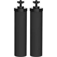 Nispira BB9 Water Filter Black Element Cartridge Compatible with Berkey Countertop Stainless Steel Water Purification System