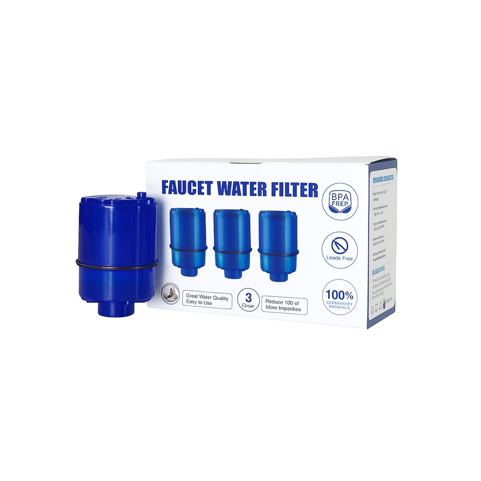 Nispira Blue Water Filter Compatible with PUR, PUR Plus Faucet Filtration System RF-9000 Series, FM-2500V FM-3700, PFM150W, PFM350V, PFM400H, PFM450S