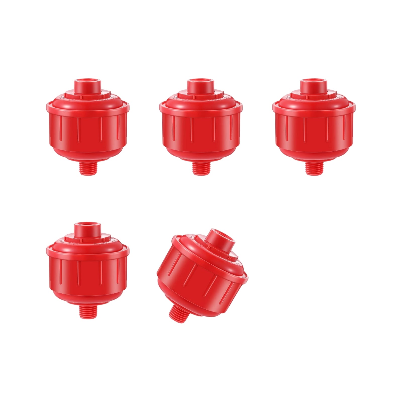 Nispira Disposable Mini Air & Water Spray Gun Filters High-Flow Whirlwind Air Line Filters with Standard 1/4-Inch Threads Compatible with Most Spray Guns & Air Tools