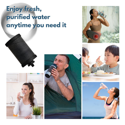 Nispira 2387 Water Filter Replacement Compatible with Alexapure Pro Gravity-Fed Water Filtration System, 5,000-Gallon Capacity