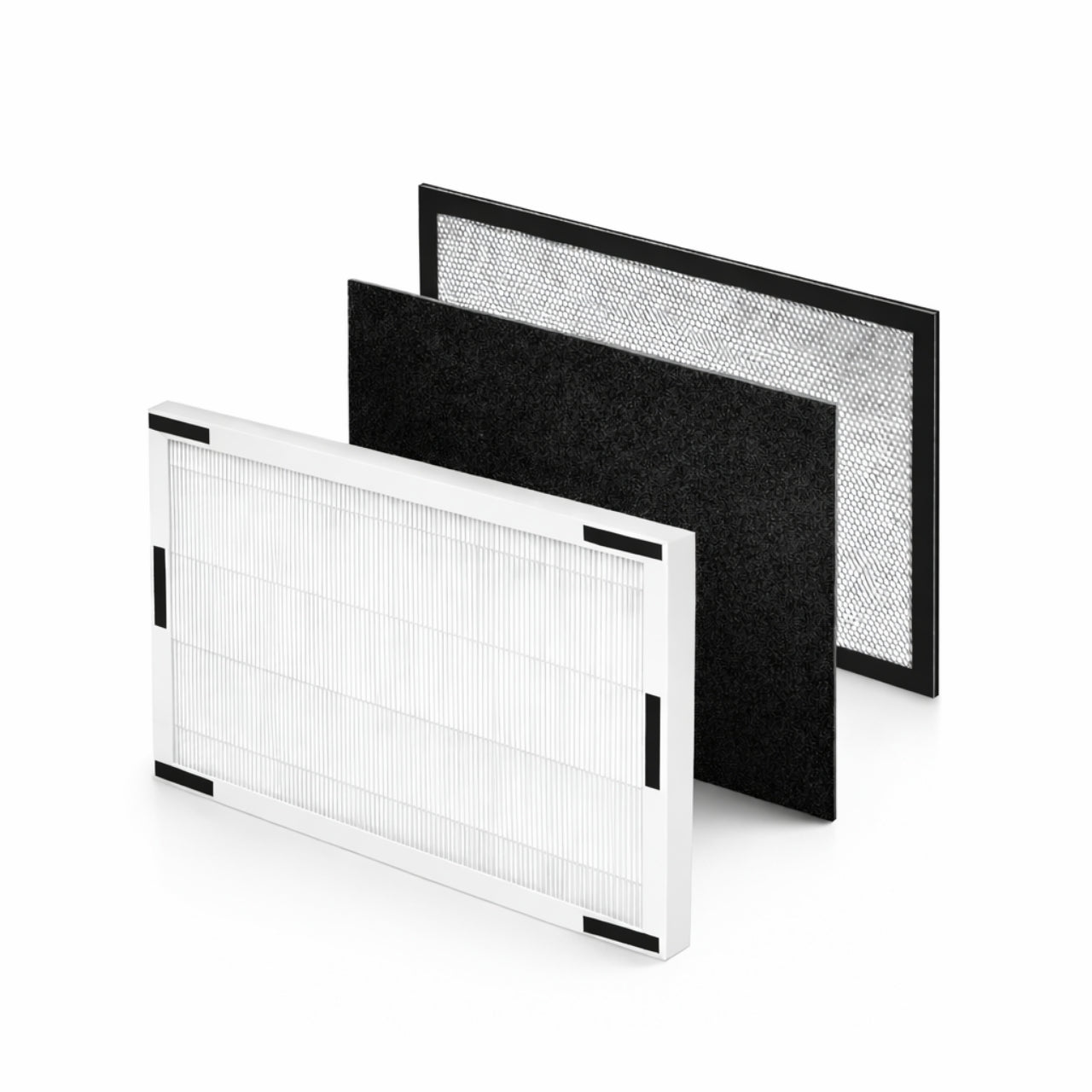 Nispira Replacement Filter for Lasko HF25630 Pure Platinum Air Purifier – 3-Stage HEPA + Activated Carbon Set