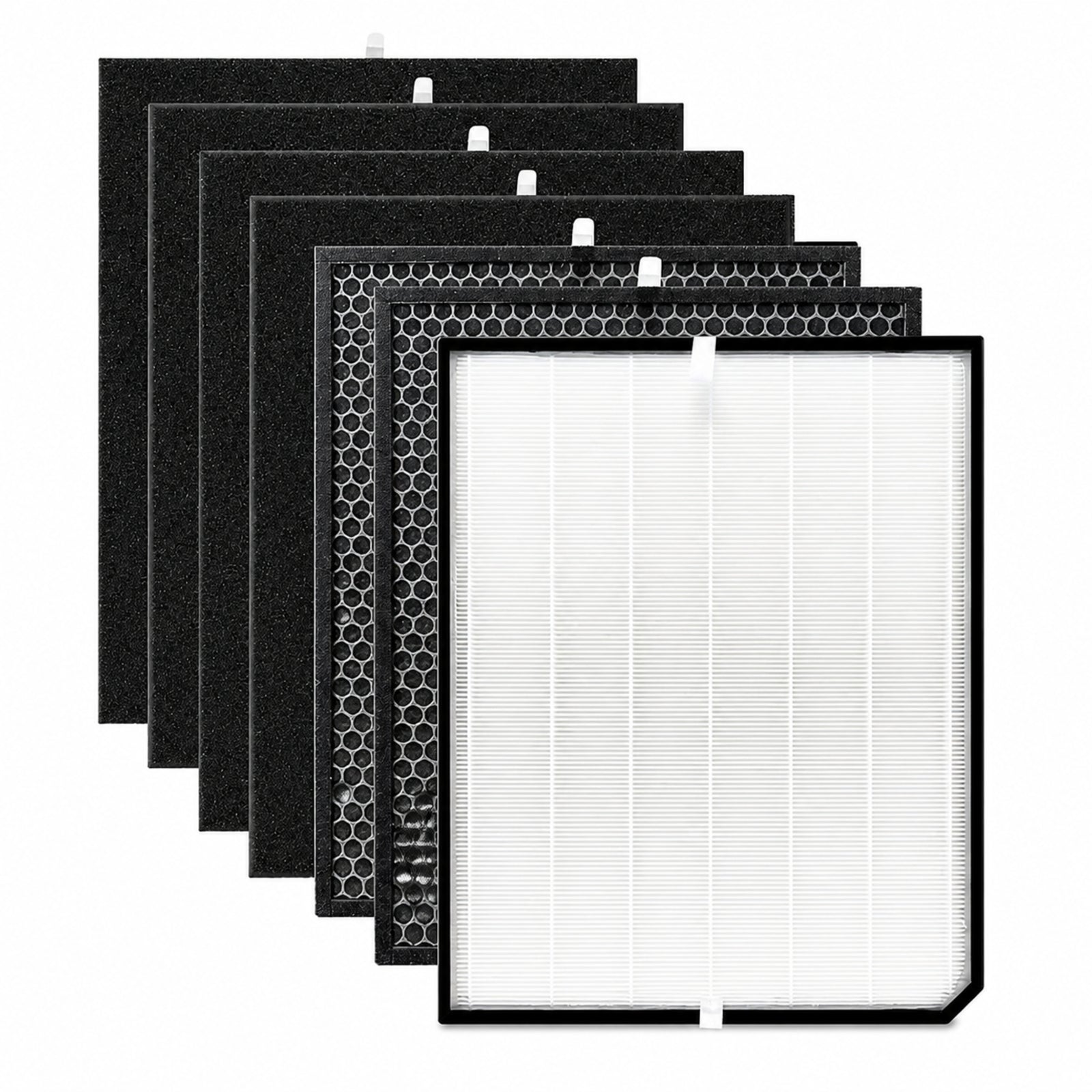 Nispira replacement filter for Air Doctor AD3500 and AD3500i air purifier with HEPA media, activated carbon and pre-filter set