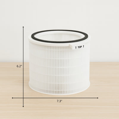 Nispira HPA830 Replacement Filter Compatible with Honeywell HPA830W Air Purifier Part HRFJ830