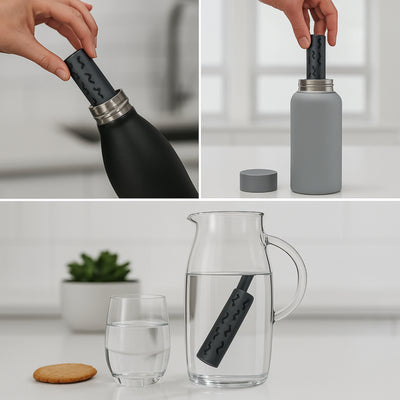 Nispira Alkaline Magnesium Water Infuser Sticks – Adds Electrolytes & Minerals Compatible with Any Bottle or Small Pitcher