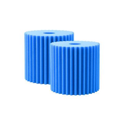 Nispira 506B Foam Dust Filter Replacement for Electrolux Centralux Aerus Central Vacuum 1561,1569,1580,1584,1590,1590A E130 Series, E177A Blue Scalloped