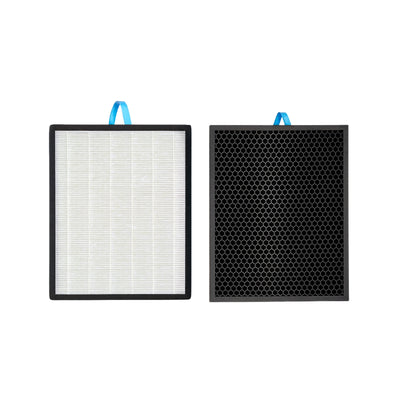 Nispira Vital 200S 2-In-1 True HEPA Filter Replacement Compatible with Levoit Air Purifier Part Vital 200S-RF LRF-V201-YUS | Removes Smoke, Chemical VOCs, Odor, Pet Dander